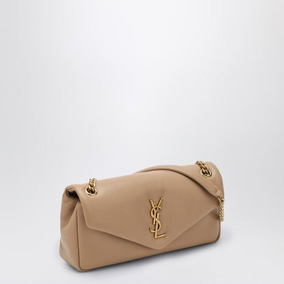 Saint Laurent Beige Calypso Leather Bag Women