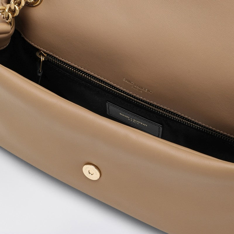 Saint Laurent Beige Calypso Leather Bag Women