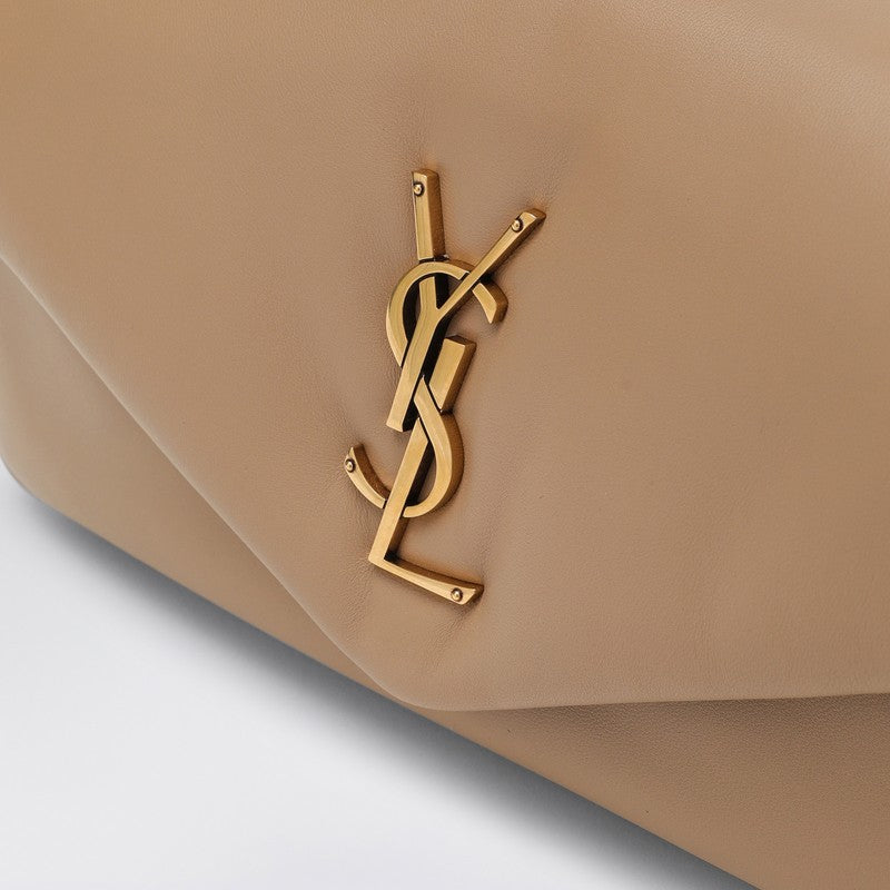 Saint Laurent Beige Calypso Leather Bag Women