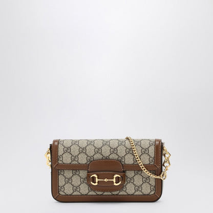 Gucci Gucci Horsebit 1955 Beige/Leather Bag Women