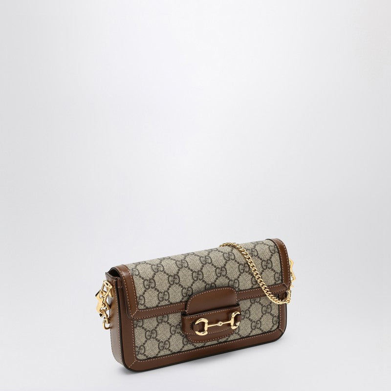 Gucci Gucci Horsebit 1955 Beige/Leather Bag Women