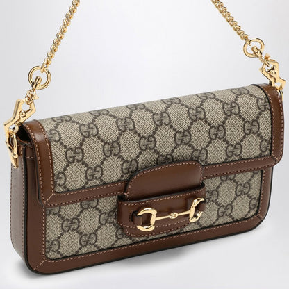 Gucci Gucci Horsebit 1955 Beige/Leather Bag Women