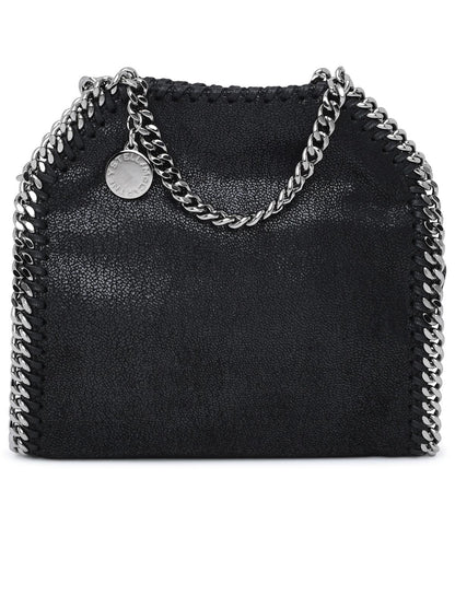 Stella Mccartney Black Polyester Mini Falabella Bag Woman