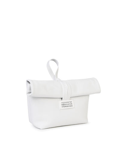 Maison Margiela White Leather Clutch Woman