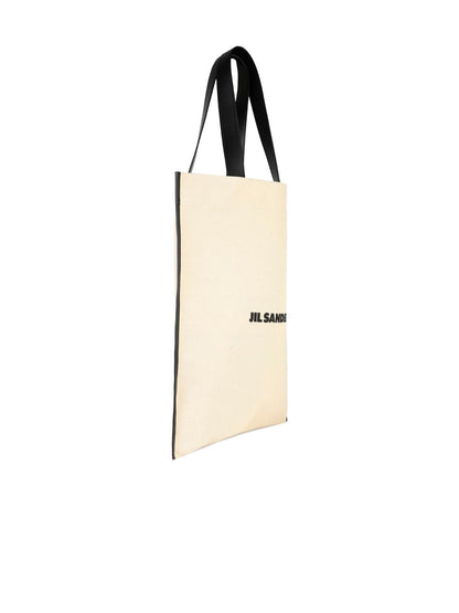 Jil Sander Beige Tela Shopping Bag Man