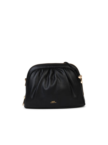 A.P.C. Small 'Ninon' Black Eco-Leather Crossbody Bag Woman