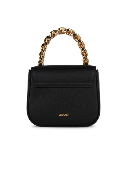 Versace 'La Medusa' Black Leather Mini Bag Woman