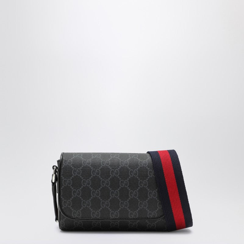 Gucci Gg Supreme Fabric Mini Bag Black Men