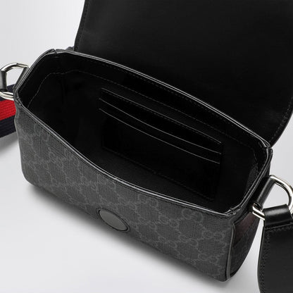 Gucci Gg Supreme Fabric Mini Bag Black Men