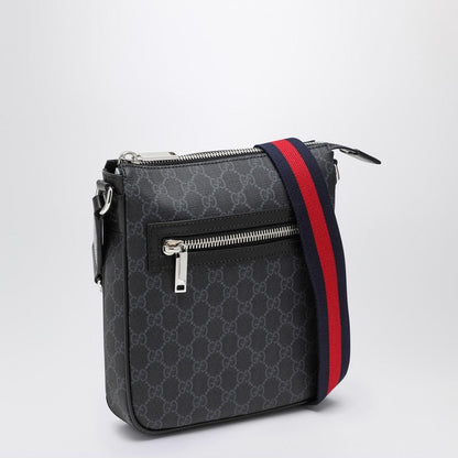 Gucci Gg Fabric Small Shoulder Bag Grey/Black Men