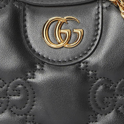 (WMNS) Gucci GG Matelasse Mini Bag 'Black' 739736-UM8IG-1000