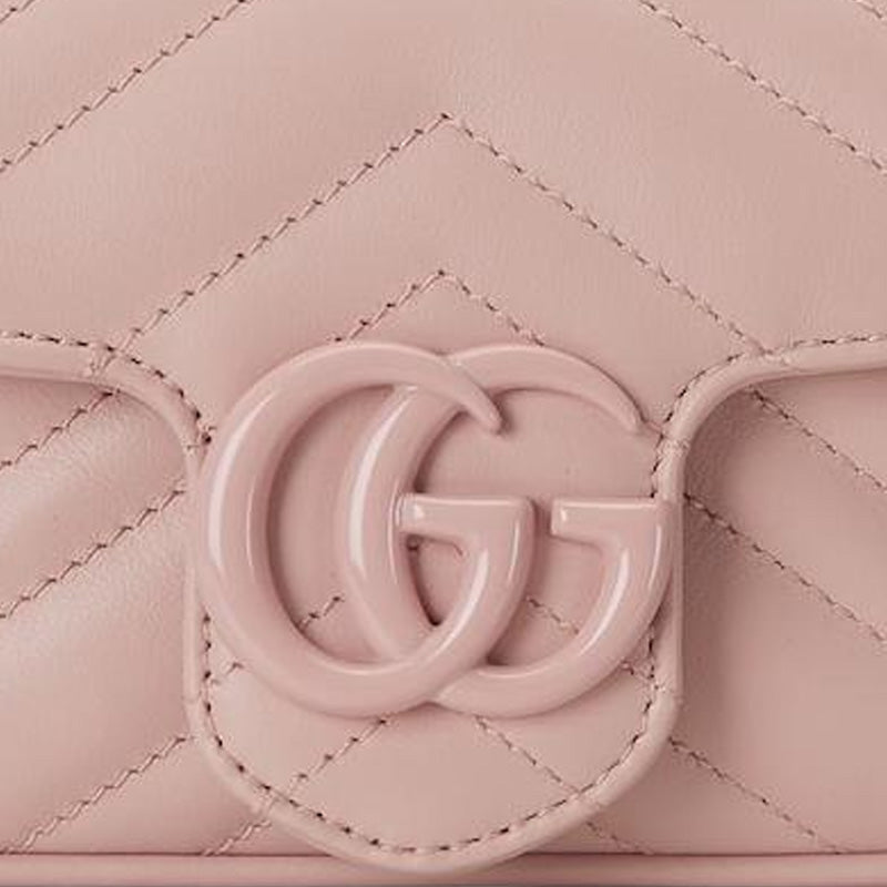 (WMNS) Gucci GG Marmont Super Mini Bag 'Light Pink Leather' 476433-AACX4-5909