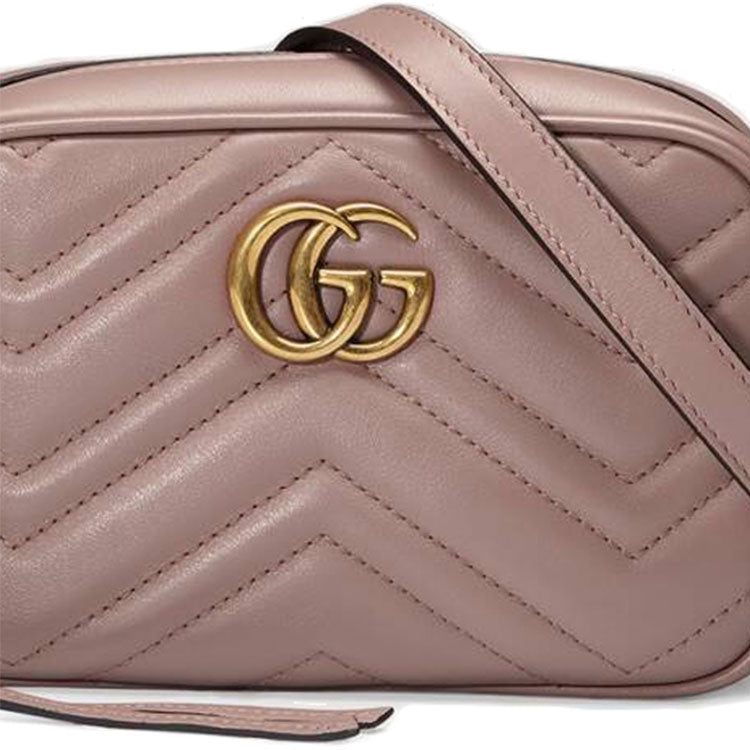 (WMNS) Gucci GG Marmont Matelasse Mini Bag 'Rose Antic' 448065-DTD1T-5729