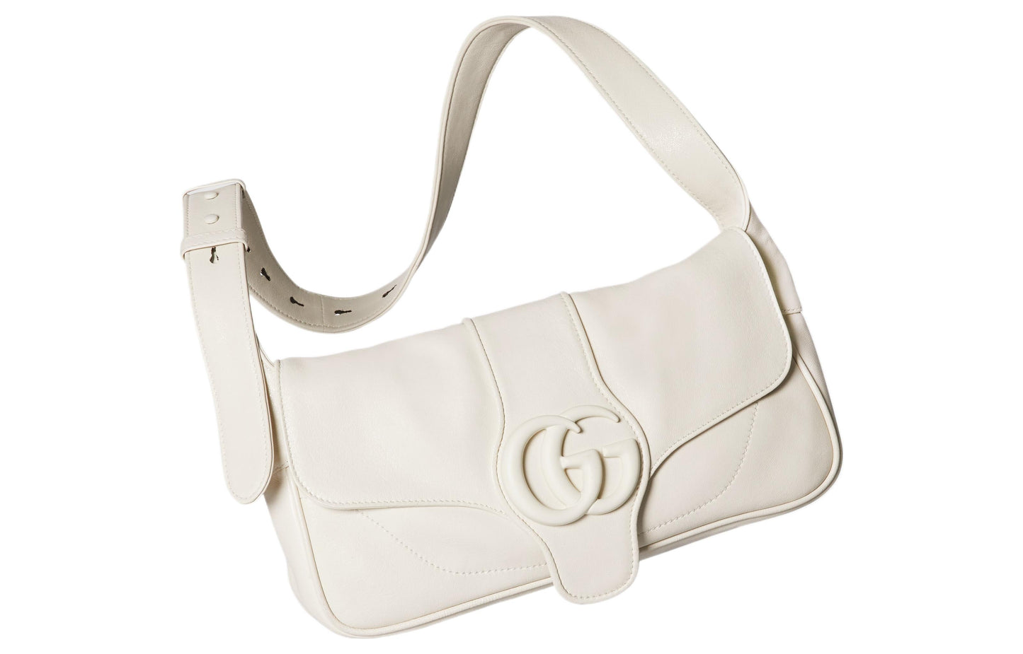 (WMNS) Gucci Aphrodite Small Shoulder Bag 'White Leather' 767226-AACZY-9022