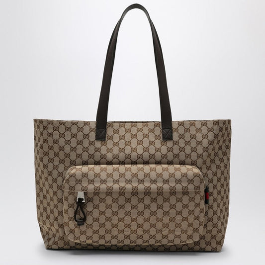 Gucci Large Shopping Bag In Gg Fabric Men