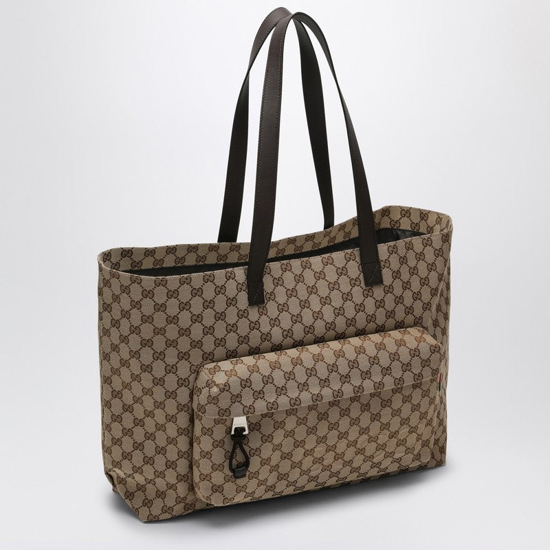 Gucci Large Shopping Bag In Gg Fabric Men