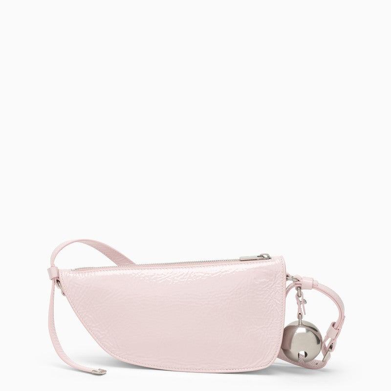 Burberry Small Shield Pink Leather Bag Women