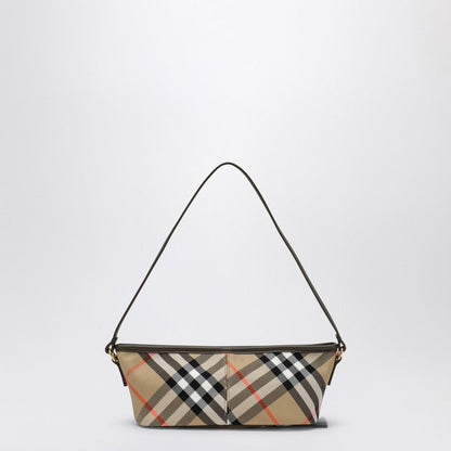 Burberry Beige Mini Bag With Check Pattern Women