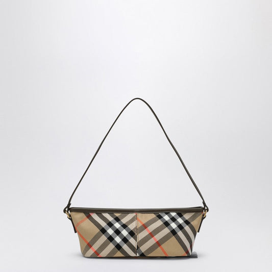 Burberry Beige Mini Bag With Check Pattern Women