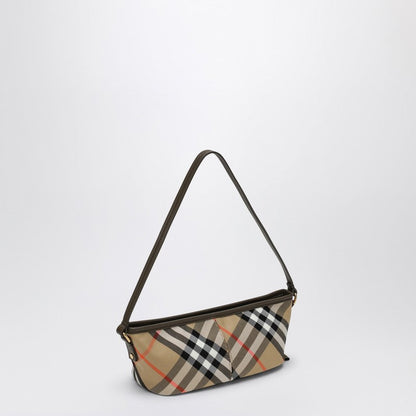 Burberry Beige Mini Bag With Check Pattern Women