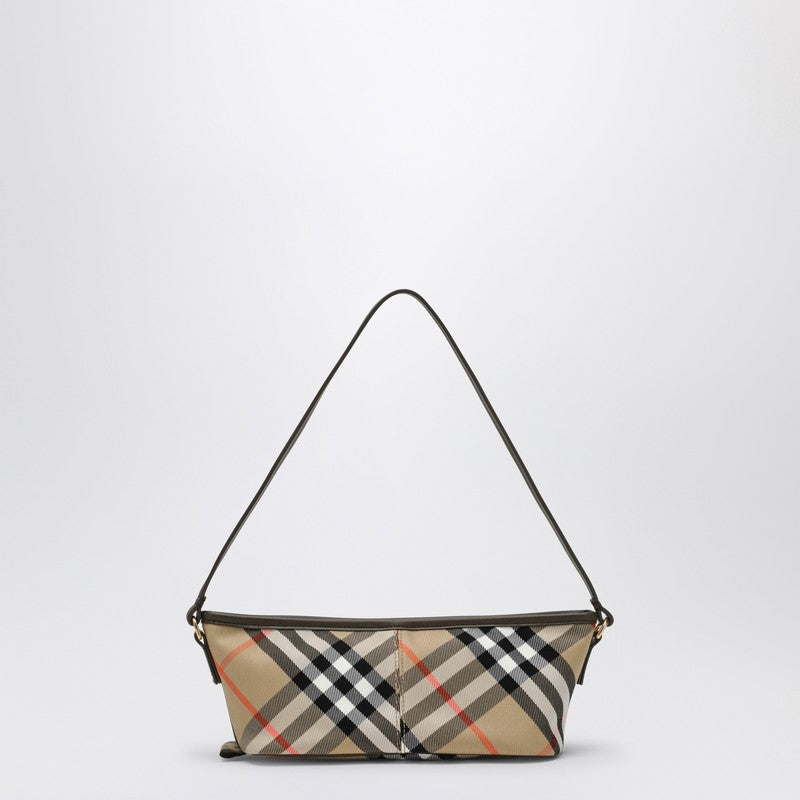 Burberry Beige Mini Bag With Check Pattern Women