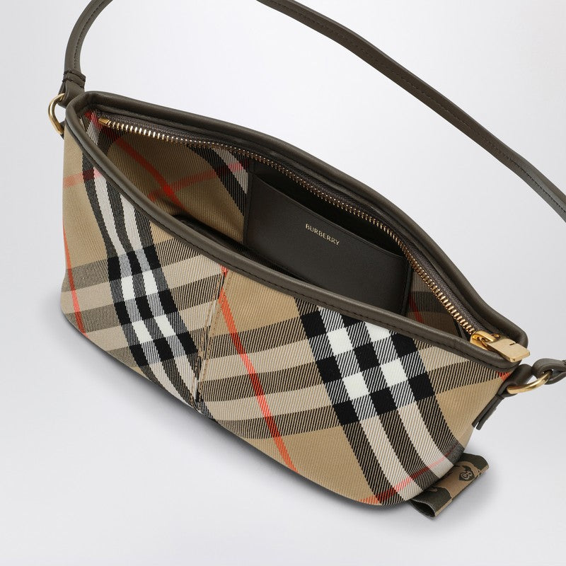 Burberry Beige Mini Bag With Check Pattern Women