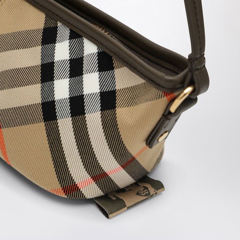 Burberry Beige Mini Bag With Check Pattern Women