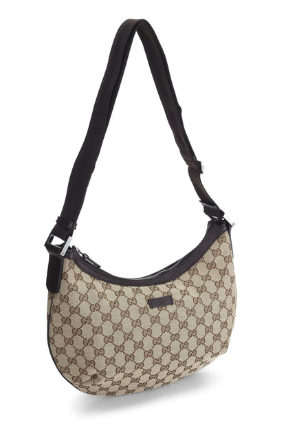 Gucci,  Original GG Canvas Round Messenger, Brown