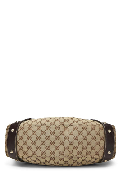 Gucci,  Original GG Canvas Pelham Tote, Brown