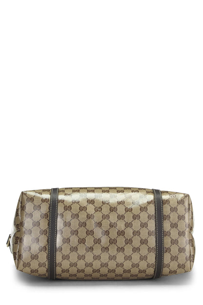 Gucci,  Brown GG Crystal Canvas Joy Tote, Brown