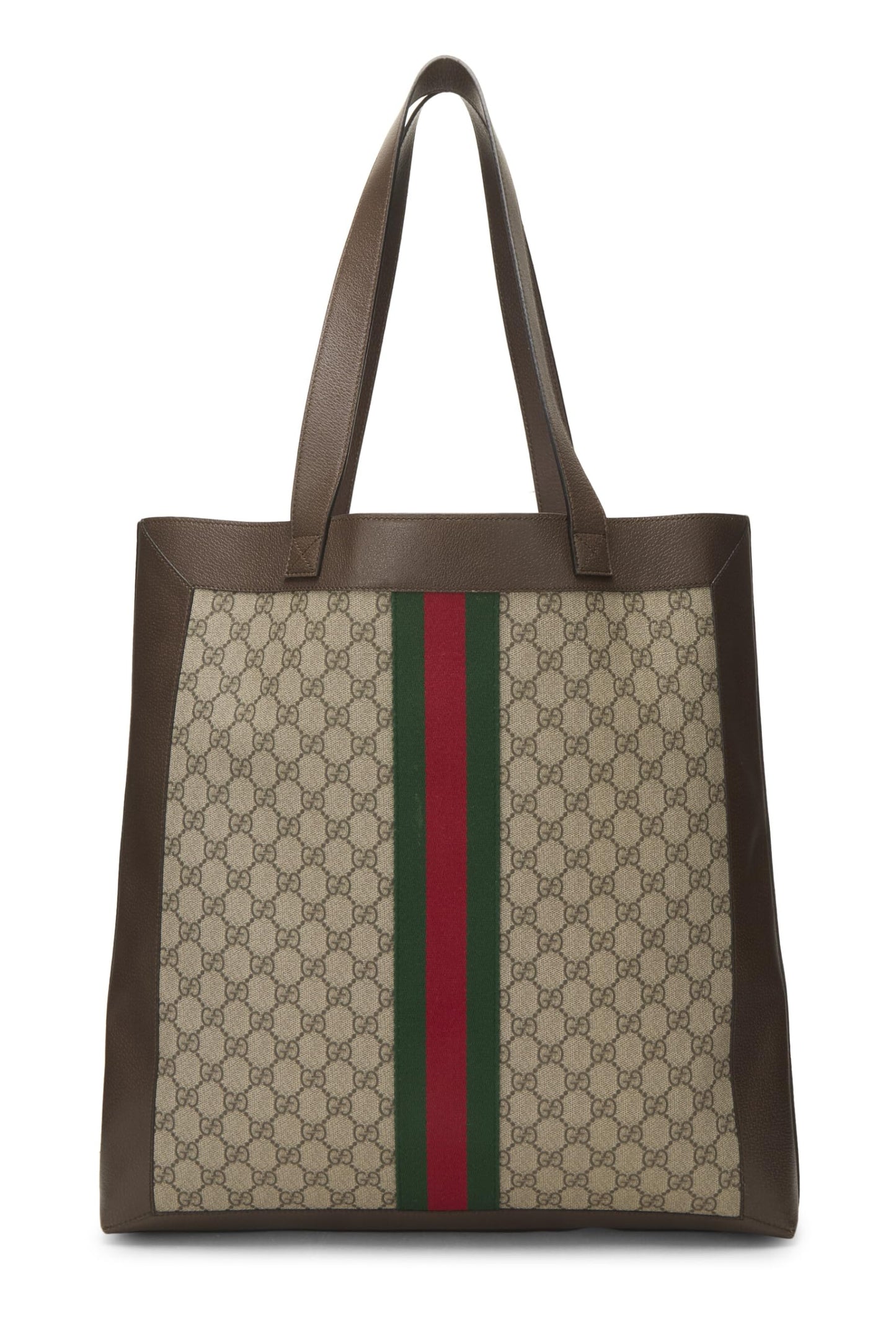 Gucci,  Original GG Supreme Canvas Ophidia Tote Large, Brown