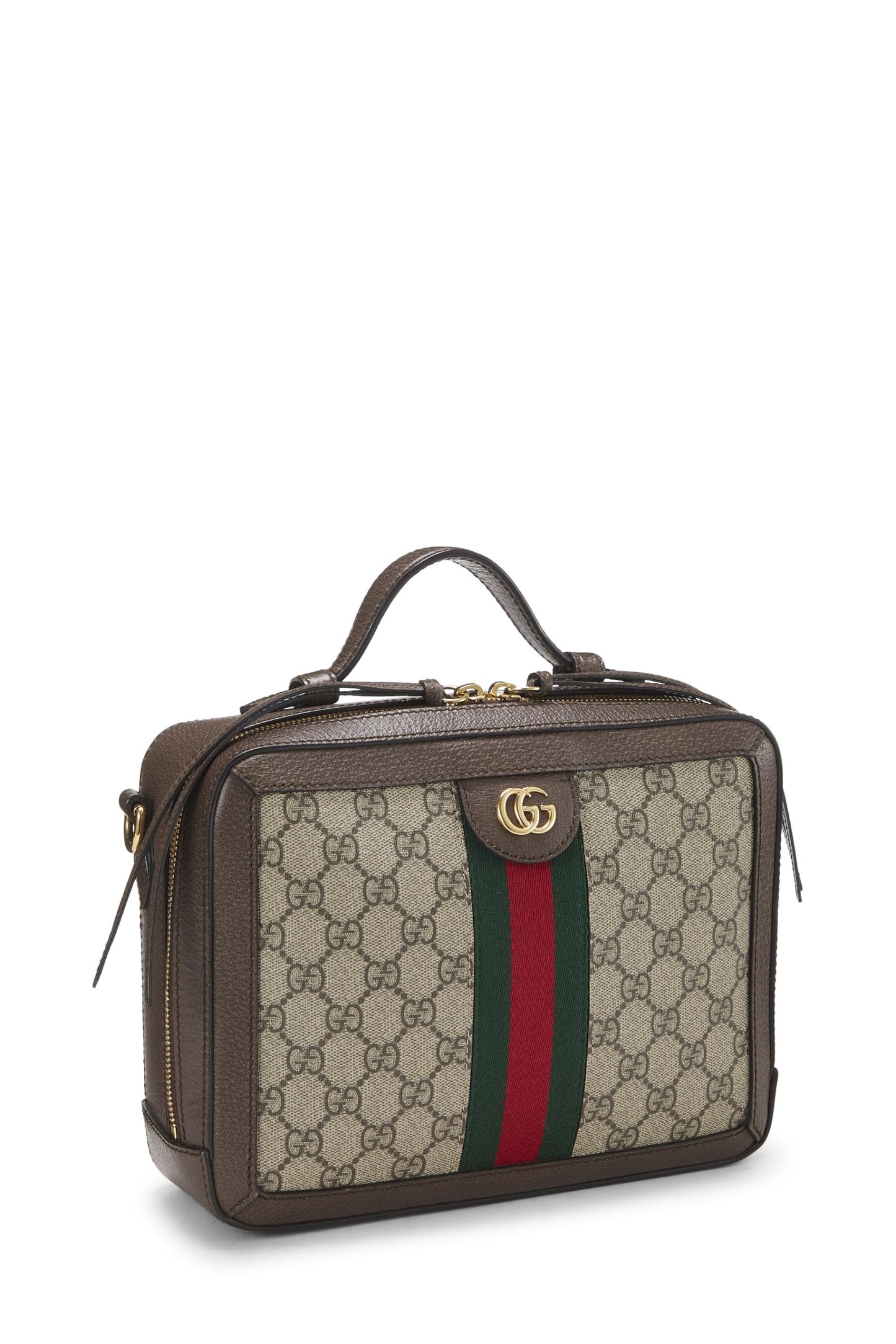 Gucci,  Original GG Supreme Canvas Web Ophidia Shoulder Medium, Brown