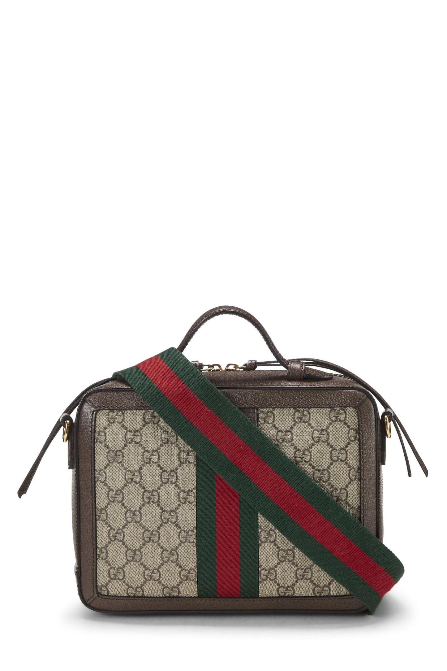 Gucci,  Original GG Supreme Canvas Web Ophidia Shoulder Medium, Brown