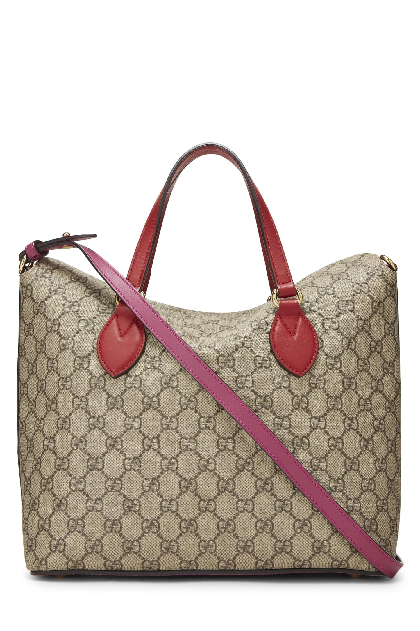 Gucci,  Multicolored Original GG Supreme Canvas Linea Fold Over Bag, Multi