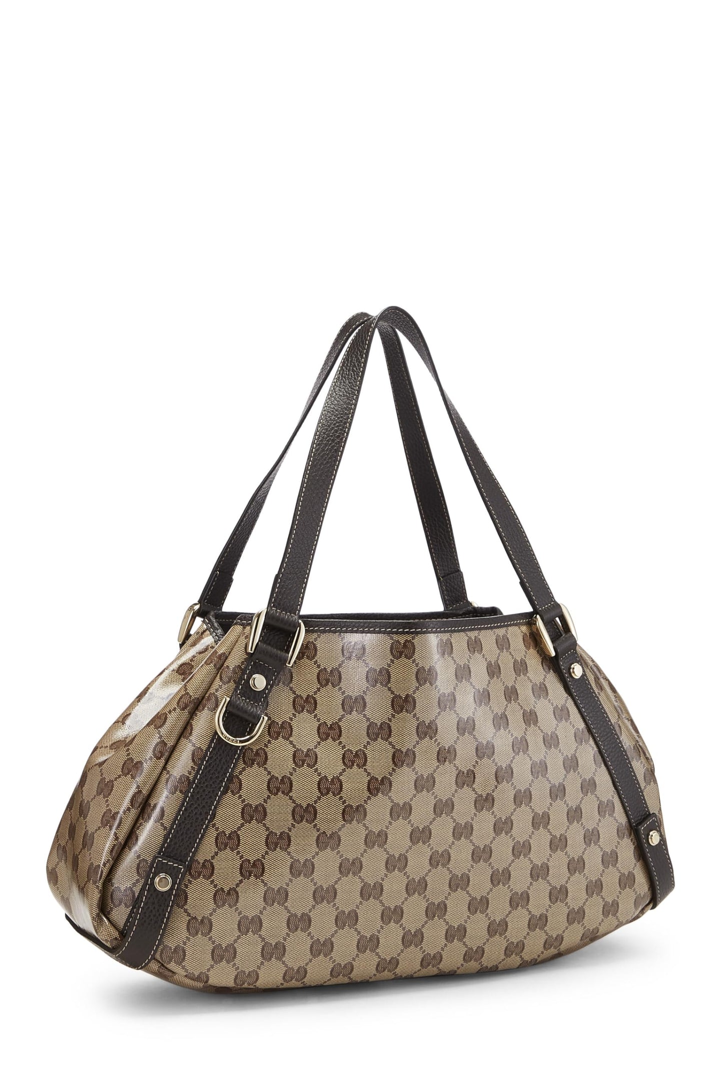 Gucci,  Original GG Crystal Canvas Abbey Tote, Brown