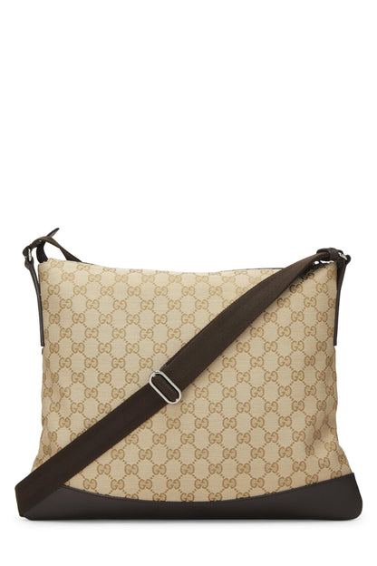 Gucci,  Original GG Canvas Pocket Messenger Large, Brown