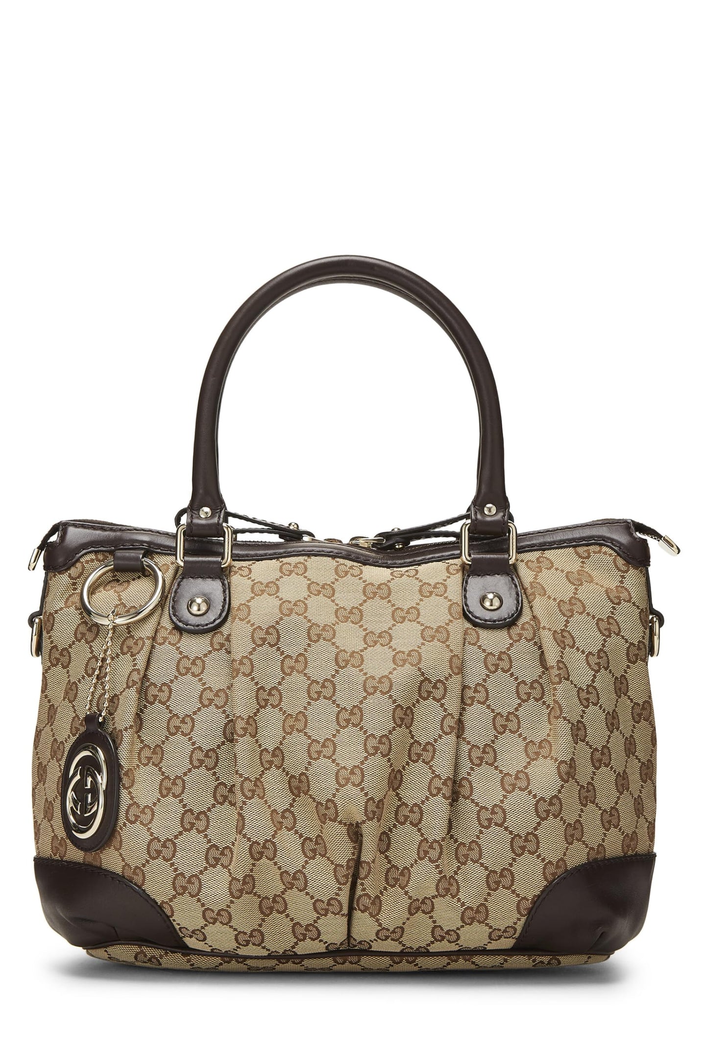 Gucci,  Original GG Canvas Sukey Handbag Medium, Brown