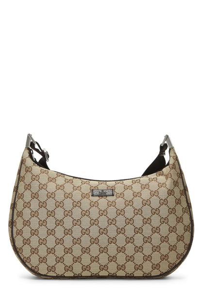 Gucci,  Original GG Canvas Round Messenger, Brown