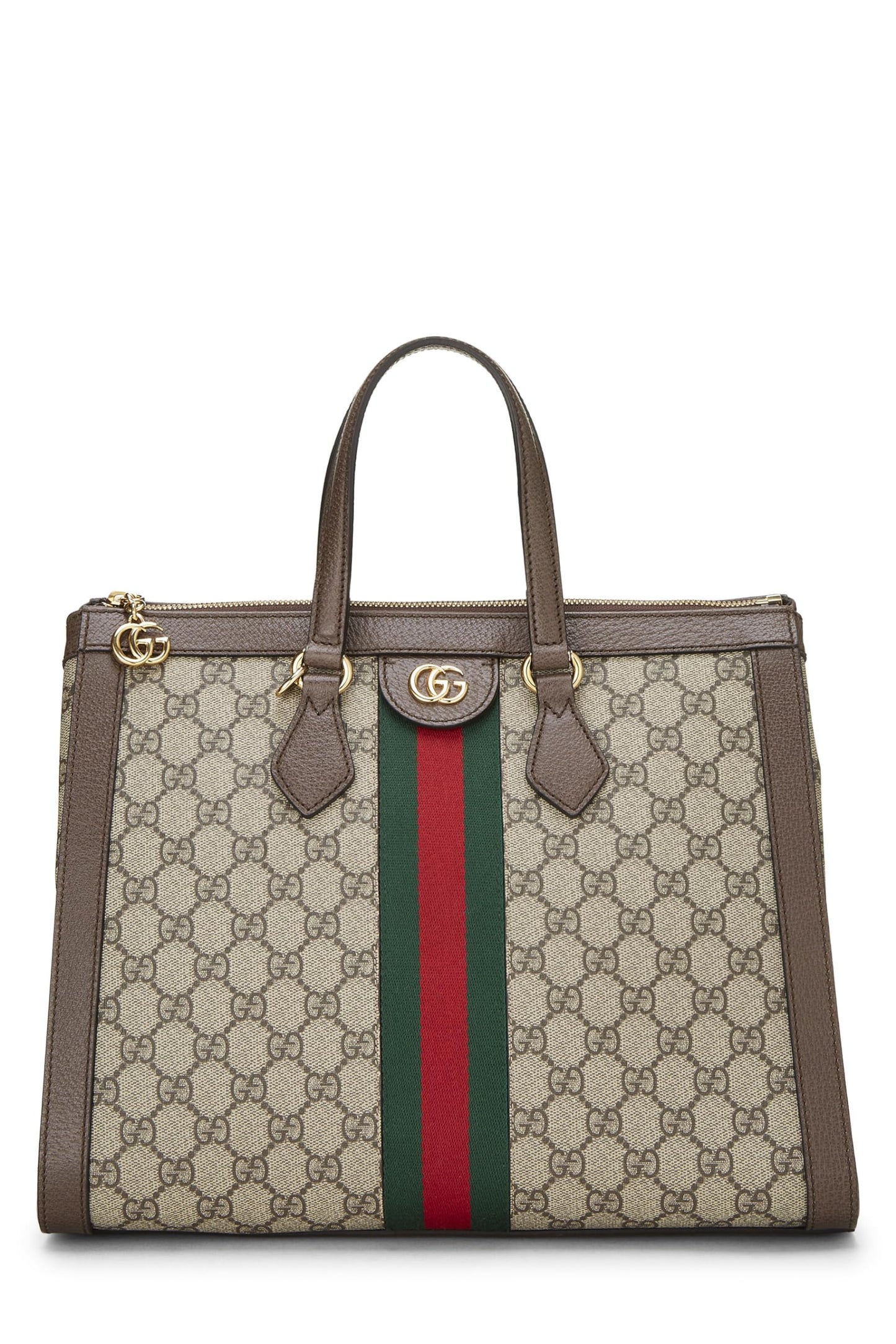 Gucci,  Original GG Supreme Canvas Ophidia Tote Medium, Brown