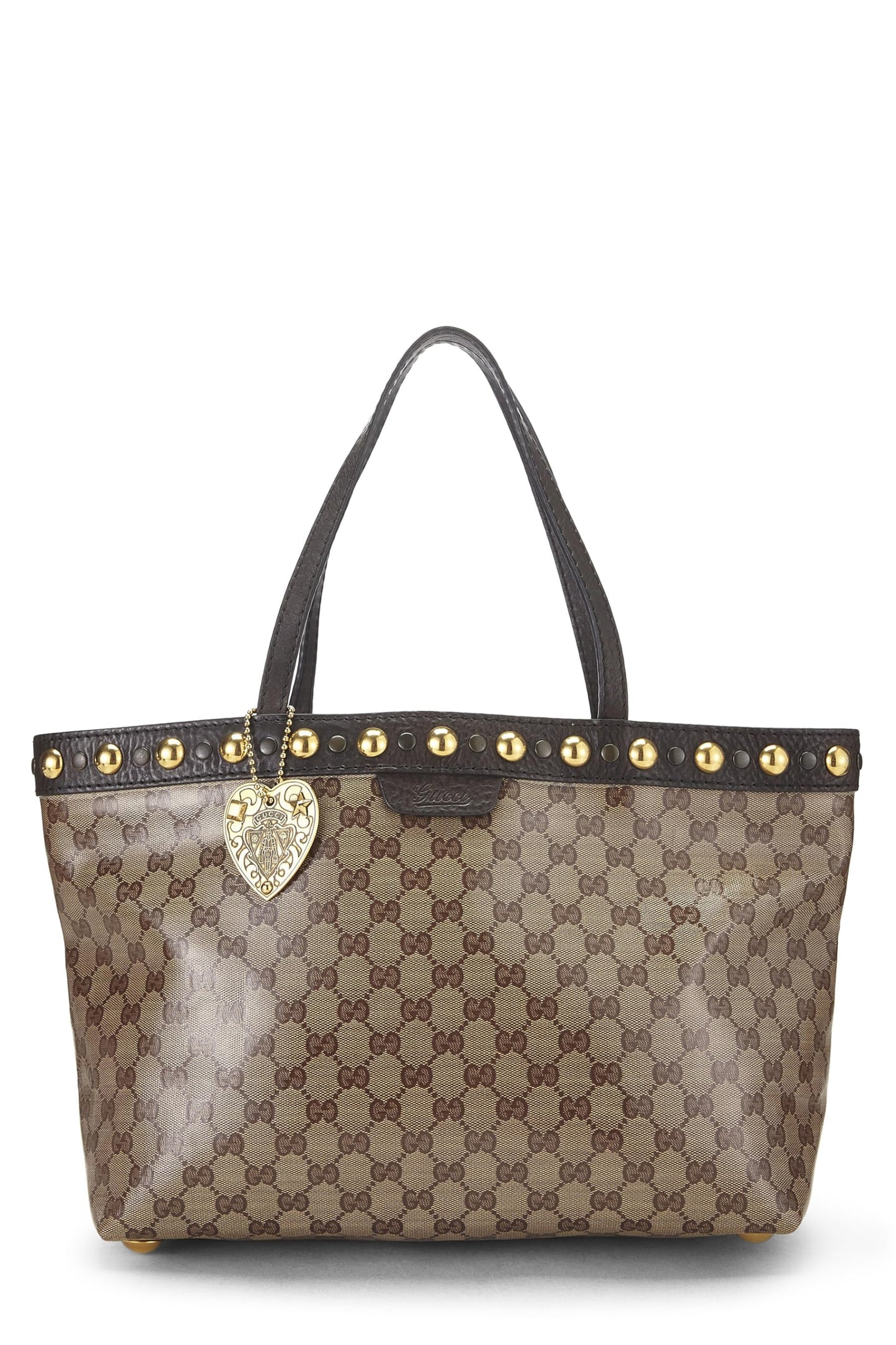 Gucci,  Original GG Crystal Babouska Shopping Tote Medium, Brown