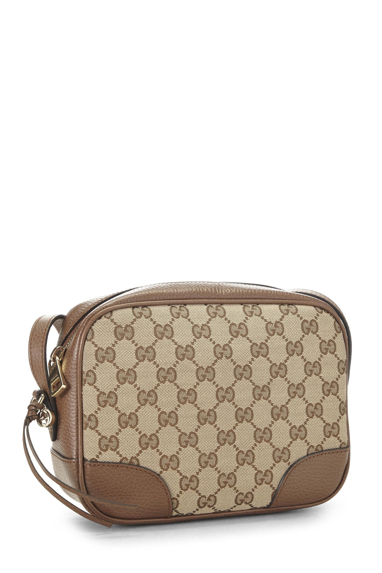 Gucci,  Brown Original GG Canvas Bree Crossbody, Brown