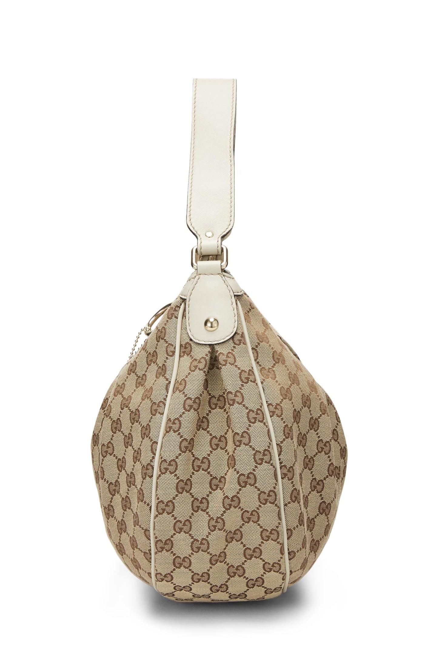 Gucci,  Original GG Canvas Sukey Hobo, White