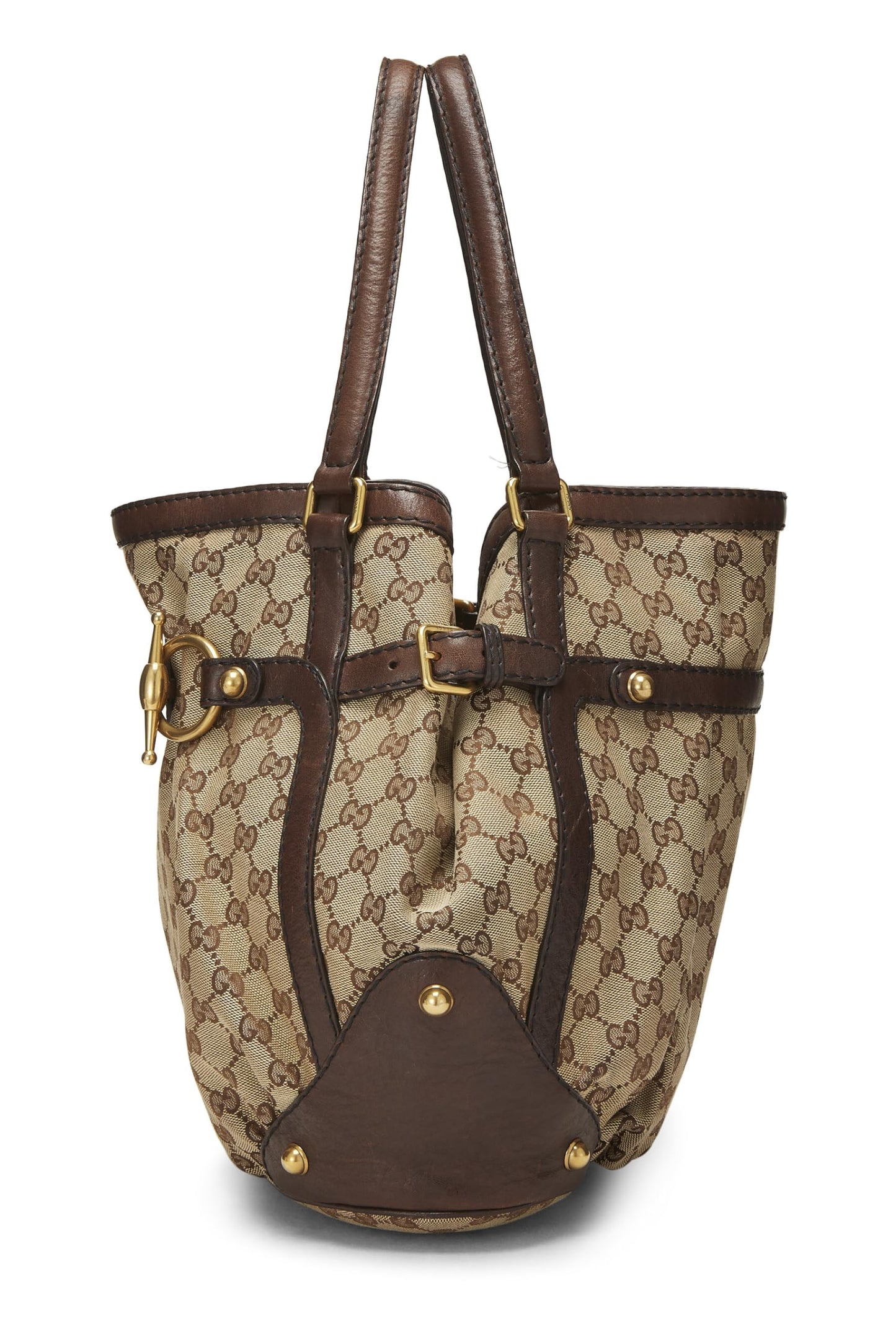 Gucci,  Original GG Canvas Jockey Tote Large, Brown