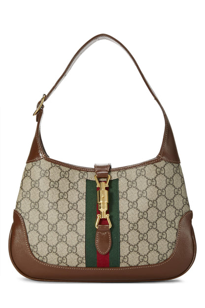 Gucci,  Original GG Supreme Jackie 1961 Shoulder Bag Small, Brown