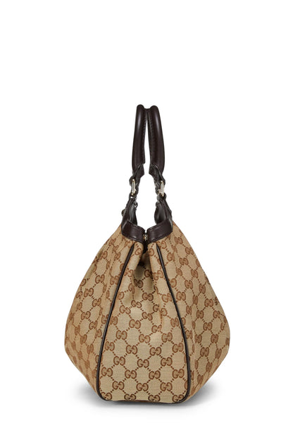 Gucci,  Original GG Canvas Sukey Tote, Brown