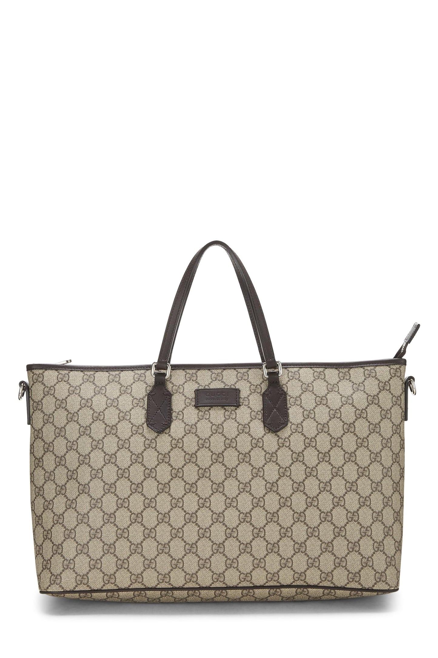 Gucci,  Original GG Supreme Canvas Tote Large, Brown