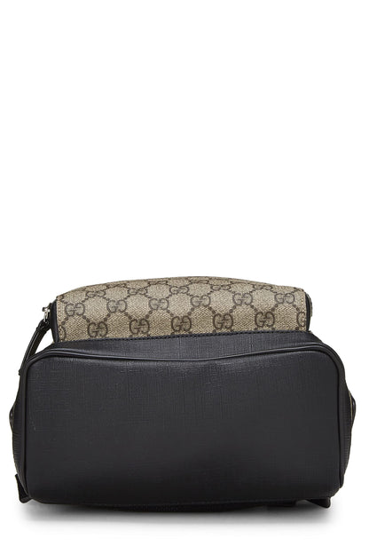 Gucci,  Black Original GG Supreme Canvas Eden Backpack Small, Black