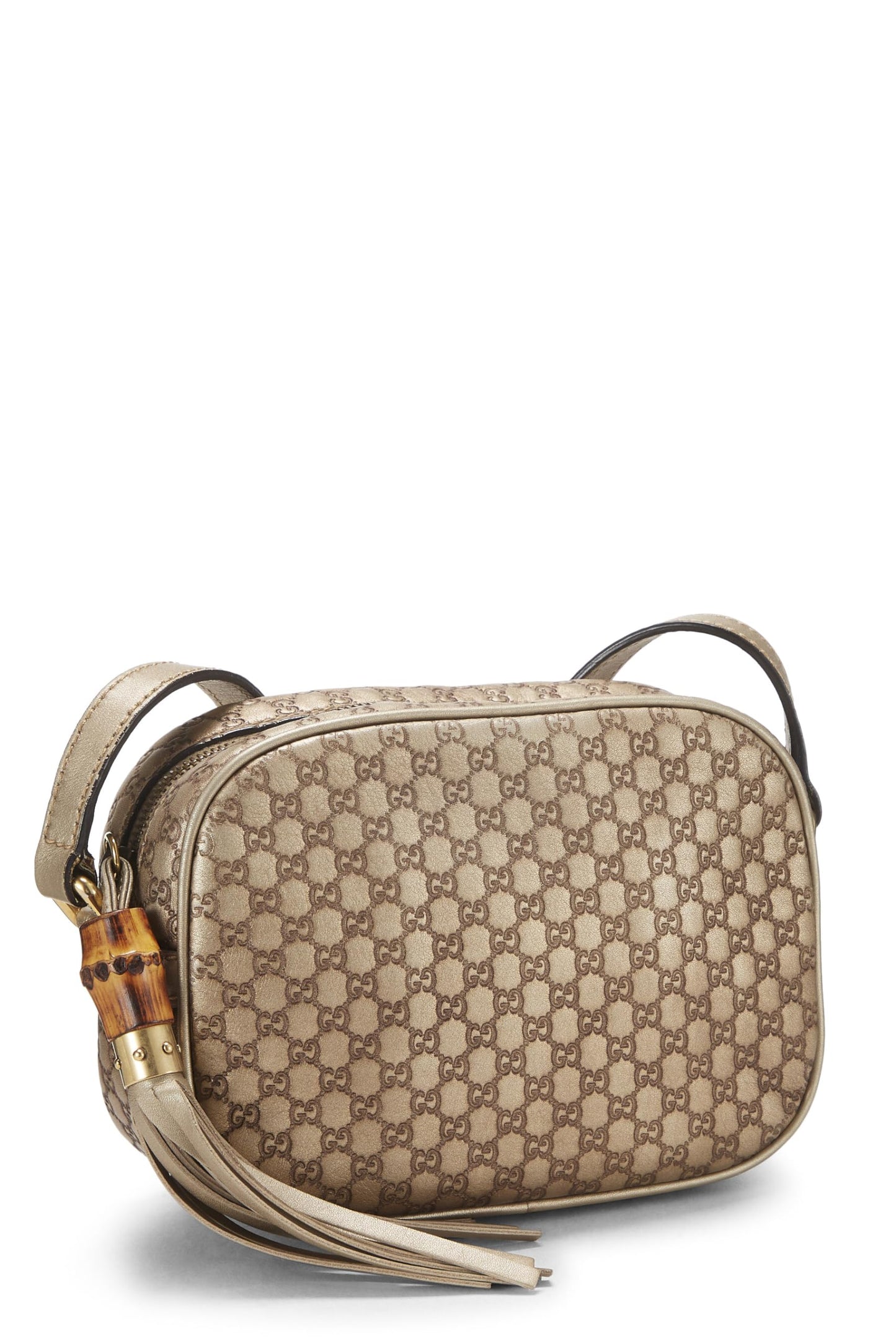 Gucci,  Gold Microguccissima Leather Camera Bag, Gold