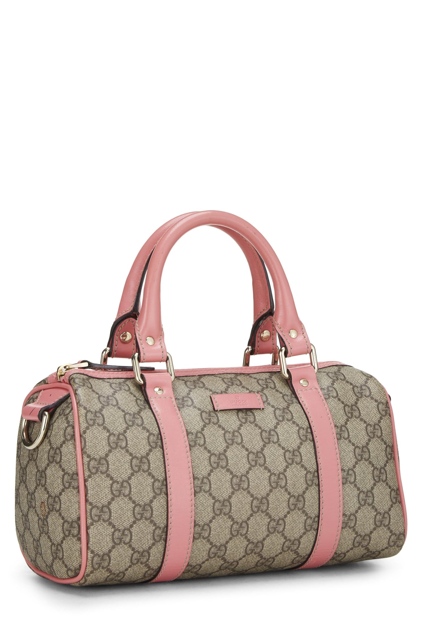 Gucci,  Pink Original GG Supreme Canvas Joy Boston Bag, Pink