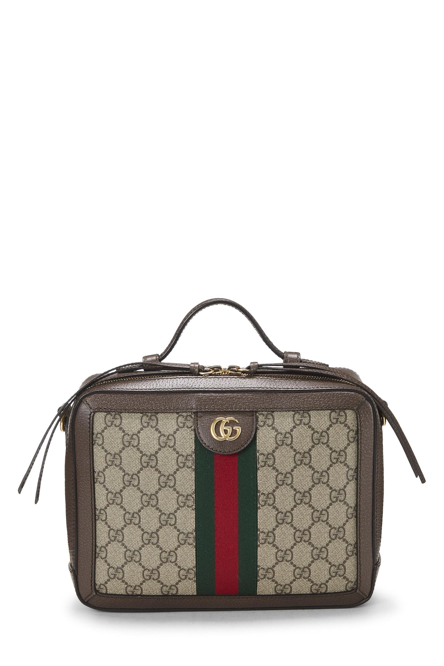 Gucci,  Original GG Supreme Canvas Web Ophidia Shoulder Medium, Brown